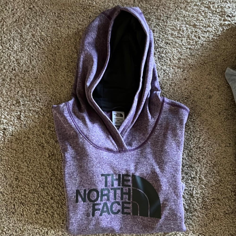 The North Face hoodie. Women’s medium. Purple/gray.